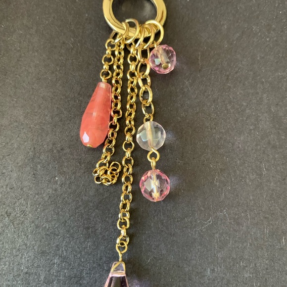 Cookie Lee Crystal Necklace. Adjustable - Picture 3 of 5